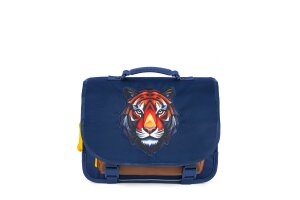 Stones and Bones boekentas, Lagere school Lotus tiger blauw