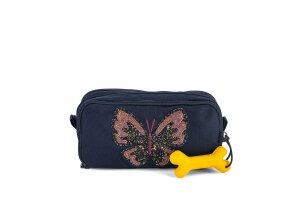 Stones and Bones pennenzak, Rowan Butterfly navy