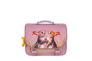 Stones and Bones boekentas, Lagere school Lotus Bunnies lila