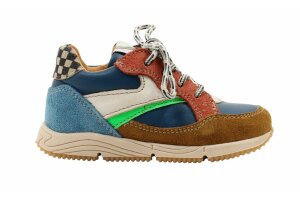 Romagnoli runners, multi blauw (maat 21-26)