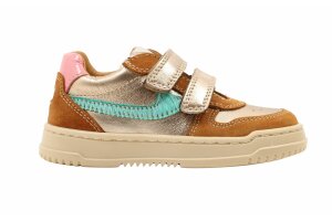 Romagnoli sneaker, zachtgoud/camel (maat 23-29)