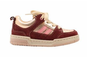 Romagnoli sneaker, bordeaux/ rosé (maat 23-29)