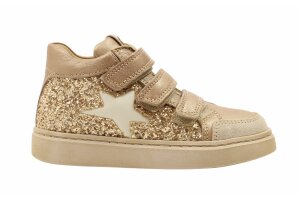Stones and Bones basketters, goud glitter (maat 25-35)