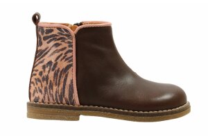 Ocra laarsje, bruin/roze (maat 22-35)