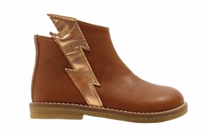 Ocra laarsje, bliksem cognac/rosé (maat 22-35)