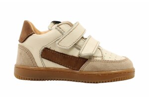 Ocra baskettertjes, offwhite/choco (maat 19-24)