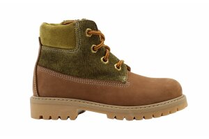 Ocra bottines, bruin/kaki (maat 27-35)