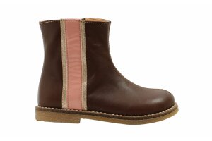 Ocra laarsje, bruin/roze (maat 24-35)