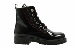 Bana & co veterlaarsje, lak zwart (maat 26-35)