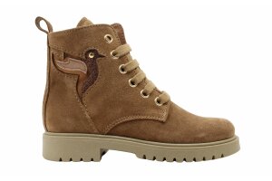 Bana & co veterlaarsje, vogel cognac (maat 26-33)