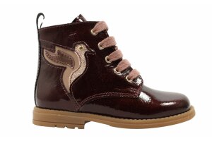 Bana & co veterlaarsje, lak bordeaux (maat 22-26)