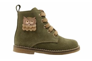 Bana & co veterlaarsje, uiltje kaki (maat 22-26)