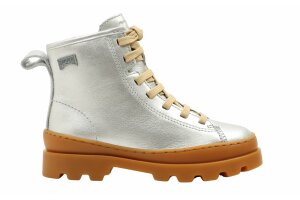 Camper veterboots, zilver (maat 27-38)