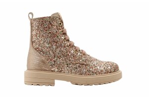 Beberlis veterlaarsje, roze glitter (maat 25-35)