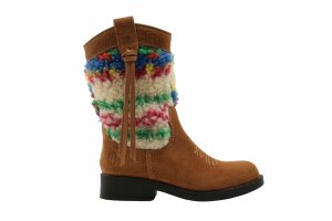 Shoesme cowboylaarsje, cognac multicolor (maat 26-35)