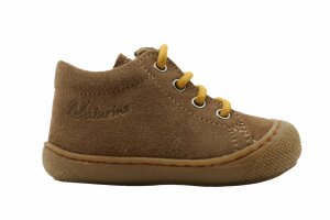 Naturino veterschoentjes, bruin/geel vetertje (maat 18-24)