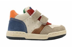 Falcotto baskettertje, offwhite/taupe multi (maat 19-26)