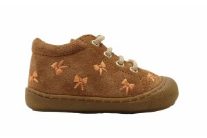 Naturino veterschoentjes, strikjes cognac (maat 18-23)