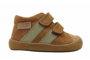 Naturino velcroschoentje, BAREFOOT bruin/kaki  (maat 19-24)