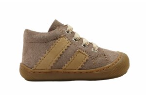 Naturino veterschoentjes, taupe (maat 18-24)