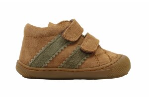 Naturino velcroschoentjes, cognac/kaki (maat 18-24)