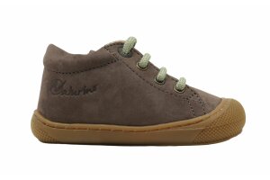 Naturino veterschoentjes, grijs/kaki (maat 18-24)