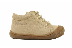 Naturino veterschoentjes, goud/glitter (maat 18-24)