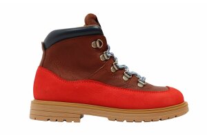Rondinella bottines, bruin/rood (maat 27-35)