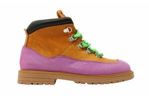 Rondinella bottines, cognac/paars (maat 27-35)