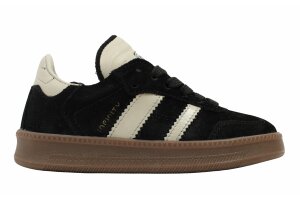 Hip sneakers, zwart  (maat 27-41)