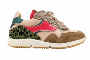 Ocra runners, multi roze glitter (maat 20-26)