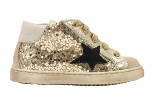 Dianetti basketters, goud glitter (maat 23-41)