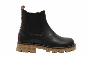 Romagnoli chelsea boots, zwart/glitter (maat 26-35)