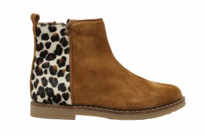 Pom d'Api kort laarsje, cognac/pony  (maat 24-38)