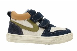 Romagnoli basketter, wit/blauw (maat 24-35)