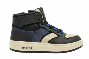 Hip basketters, blauw multi (maat 27-41)