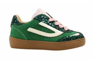 Rondinella sneaker, groen (maat 22-29)