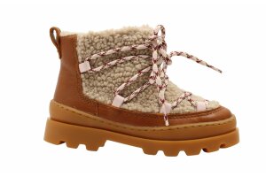 Camper veterboots, bruin/teddy (maat 27-34)