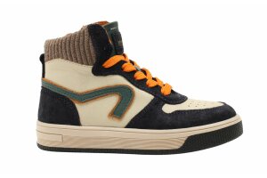 Hip basketters, blauw/oranje (maat 27-41)