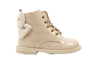 Beberlis veterlaarsje, beige (maat 22-26)