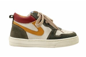 Romagnoli basketter, offwhite/kaki (maat 24-35)
