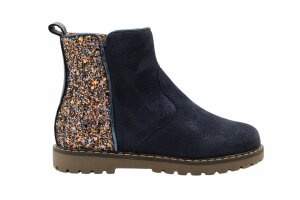 Romagnoli kort laarsje, blauw/glitter (maat 25-35)
