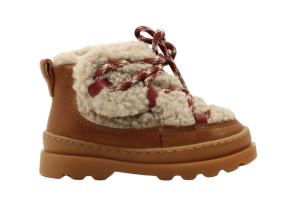 Camper gevoerde laarjes, bruin/teddy (maat 21-26)