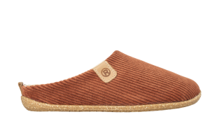 Rohde pantoffel, roestbruin (maat 36-42)