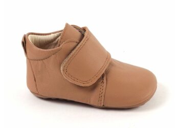 Pom Pom slofjes cognac (maat 19-27)