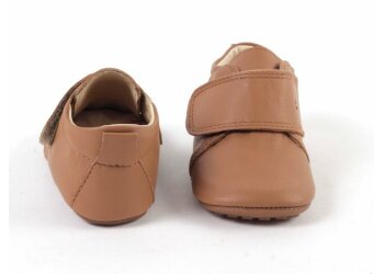 Pom Pom slofjes cognac (maat 19-27)