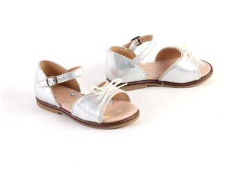 JFF sandaaltjes   shiny zilver (maat 21-34)