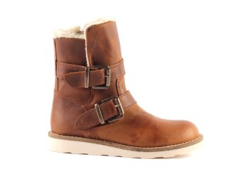 Gattino gevoerde laars  cognac (maat 30-41)