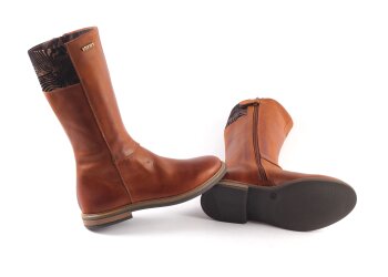 Stones and Bones hoge laars  cognac (maat 29-38)