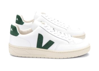 Veja sneakers - wit groen(maat 36-41) | Hippeschoentjes